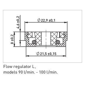 Flow Regulator for 25mm MDPE Pipe Fittings