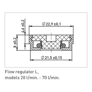 Flow Regulator for 25mm MDPE Pipe Fittings