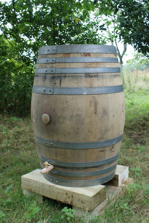 Real Oak Wine Barrel Water Butt 225 Litre – Freeflush Water Management Ltd.